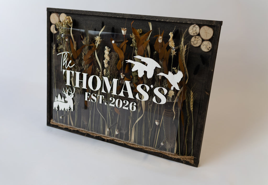 Wooden Acrylic Sign