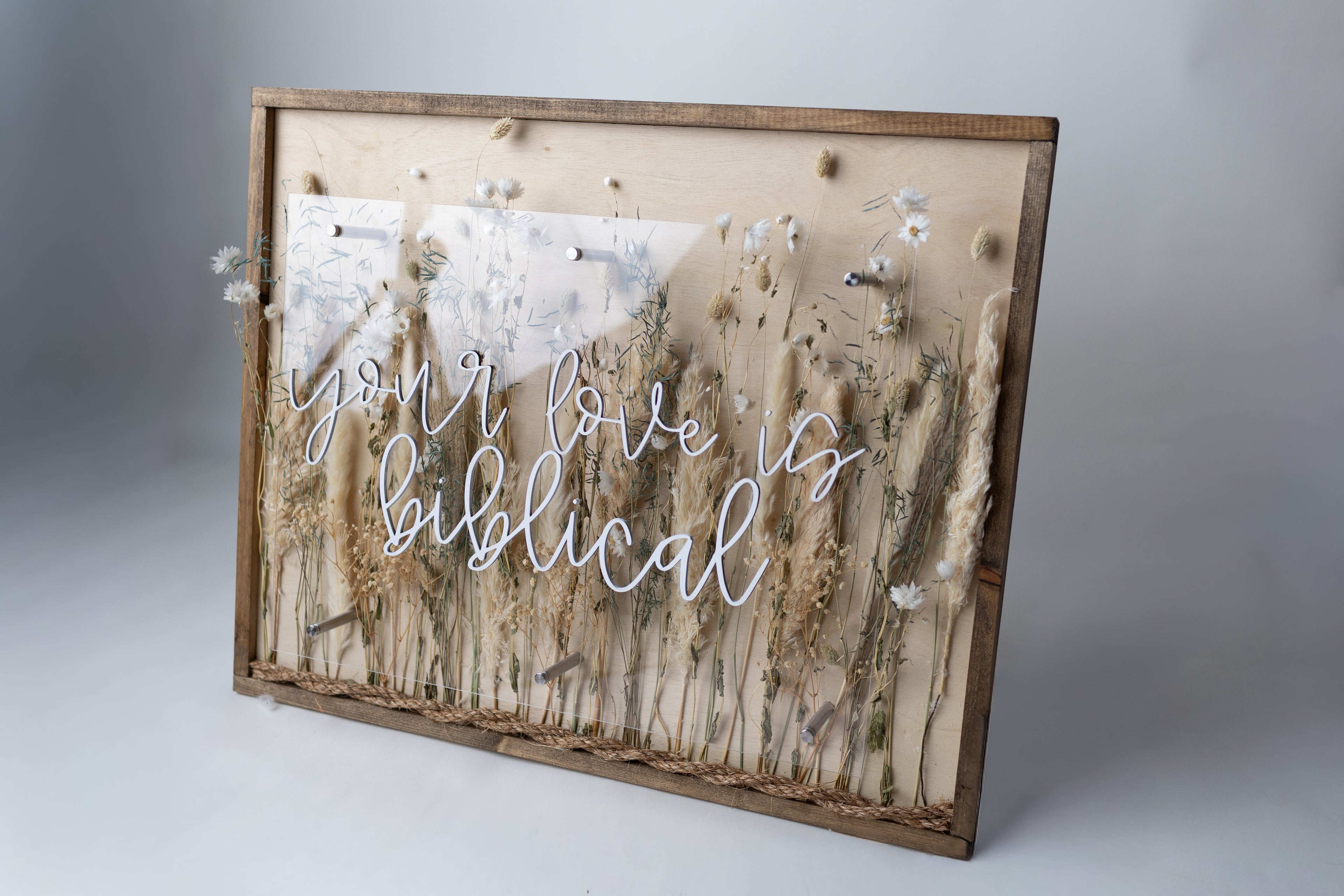 Wooden Acrylic Sign