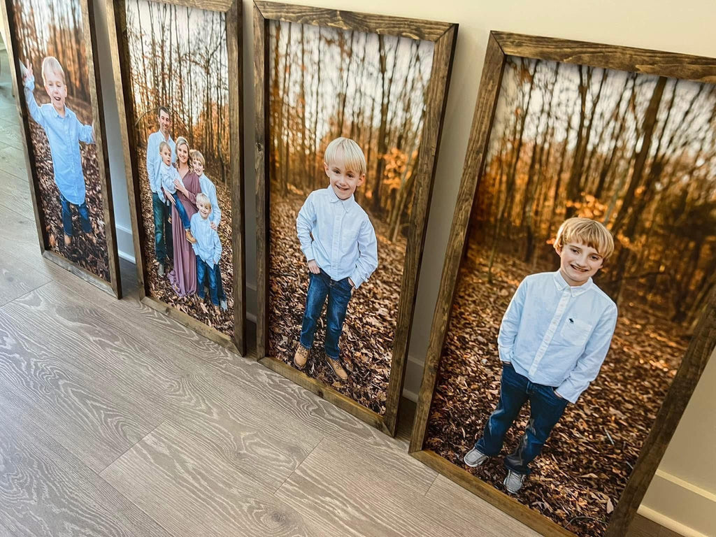 Custom Flat-Framed Canvas Print