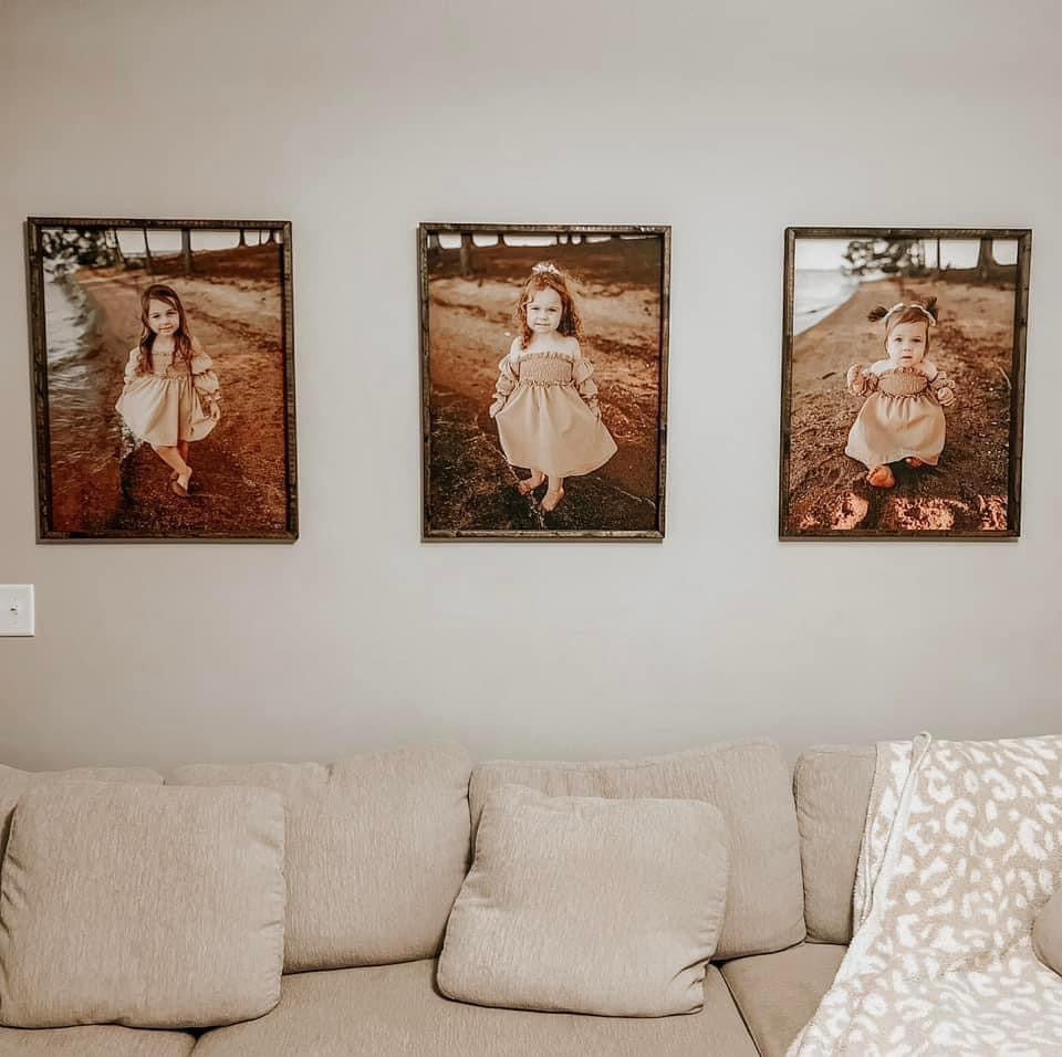 Custom Rough Framed Canvas Print