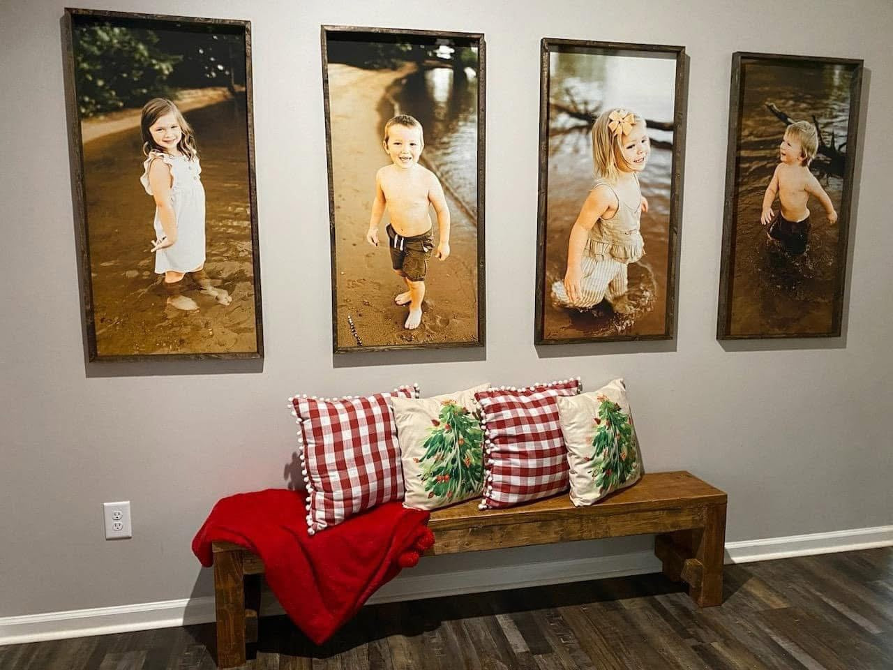 Custom Rough Framed Canvas Print