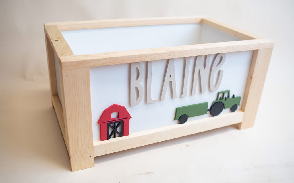 Wooden Toy Box