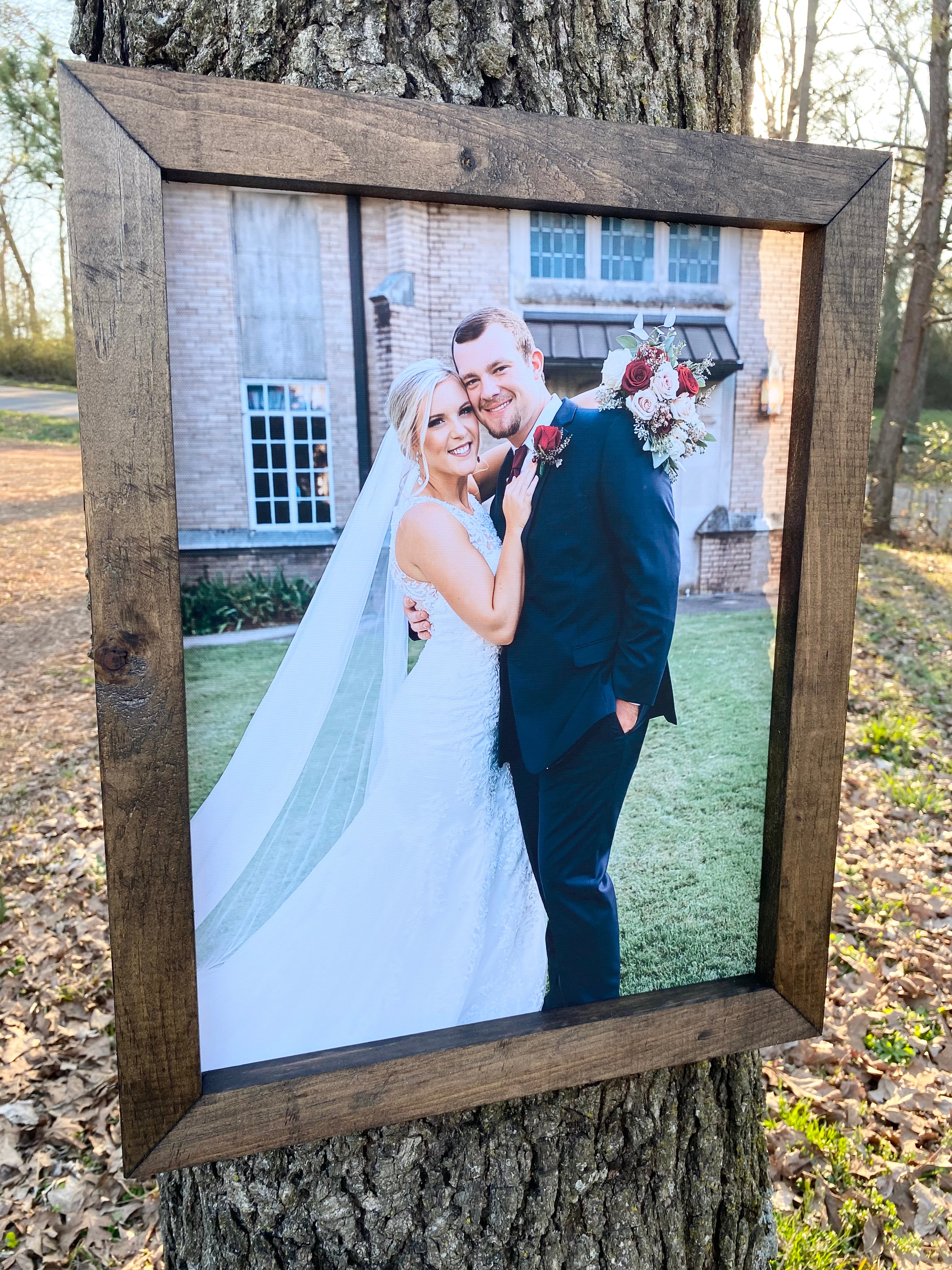 Custom Flat-Framed Canvas Print