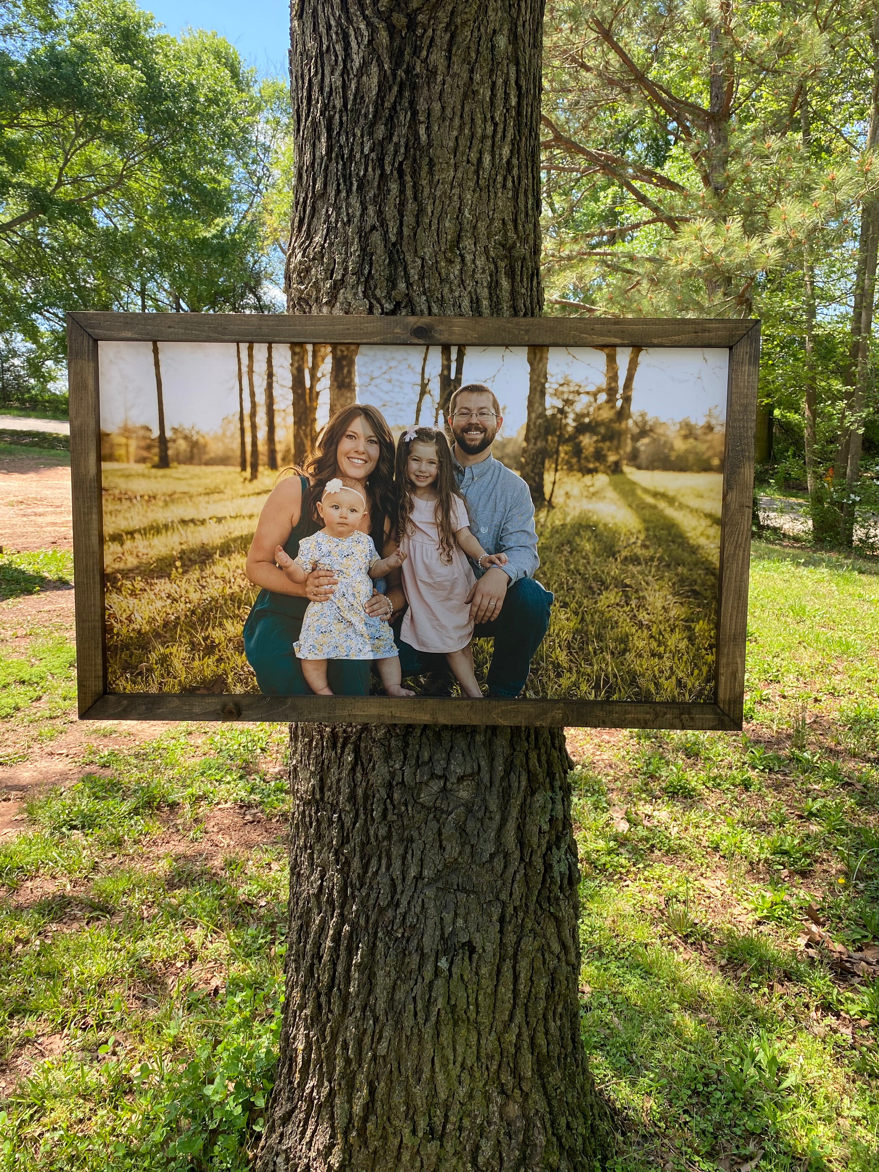 Custom Flat-Framed Canvas Print