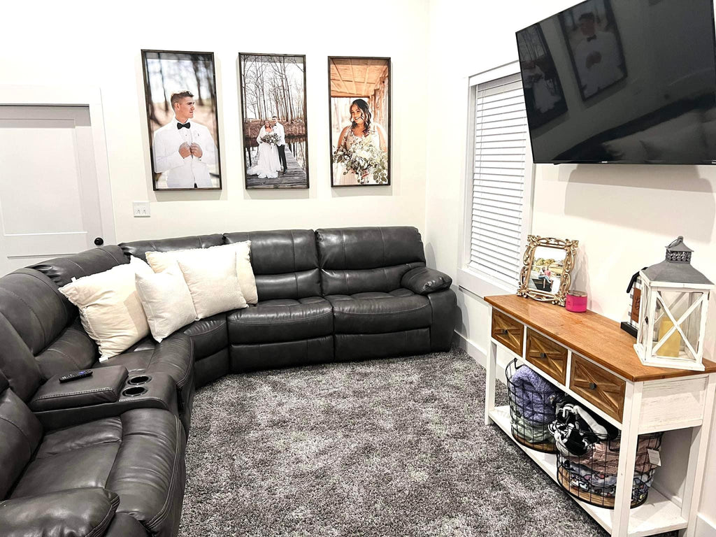 Custom Rough Framed Canvas Print