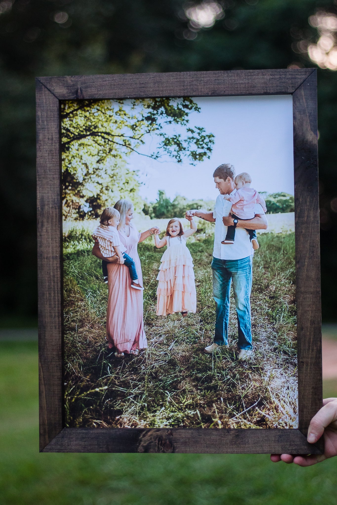 Custom Flat-Framed Canvas Print