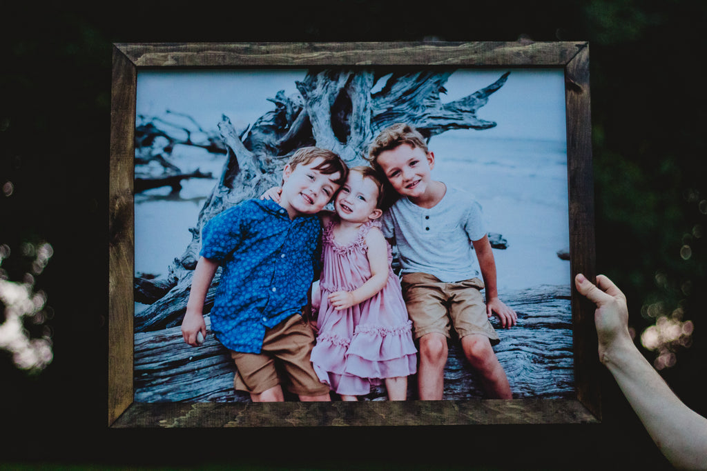 Custom Flat-Framed Canvas Print
