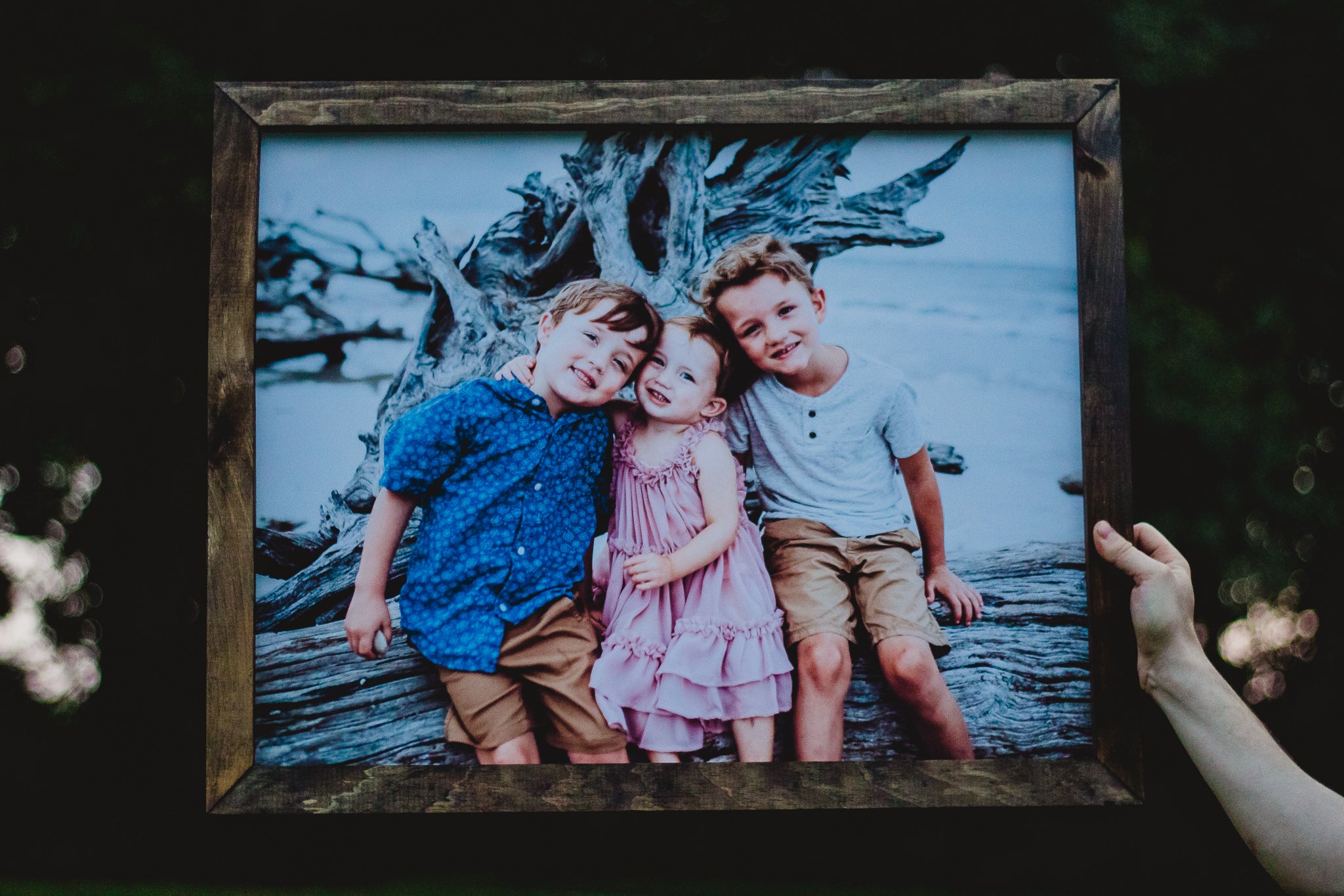 Custom Flat-Framed Canvas Print